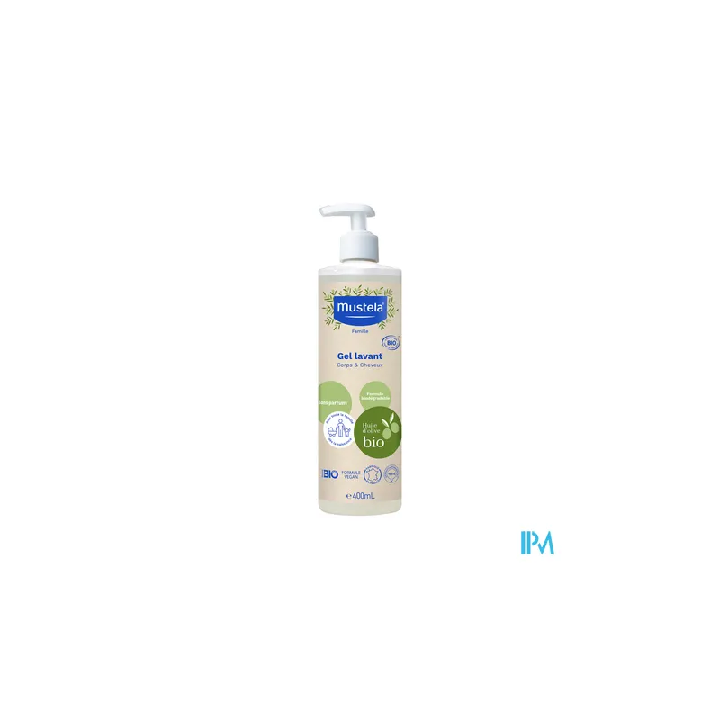 MUSTELA BIO GEL LAV CORPS/CHEV 400