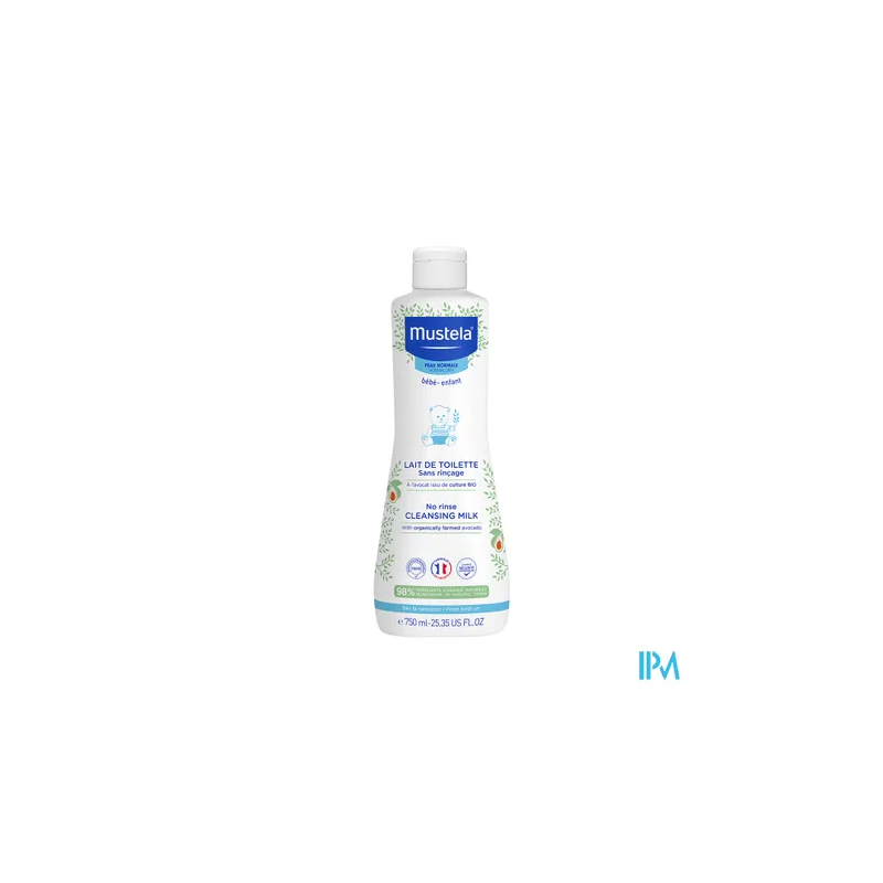 MUSTELA BB LAIT TOIL S/RINC PN 750