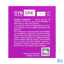 GYN'OPK FRAISE/KIWI SACHET 30