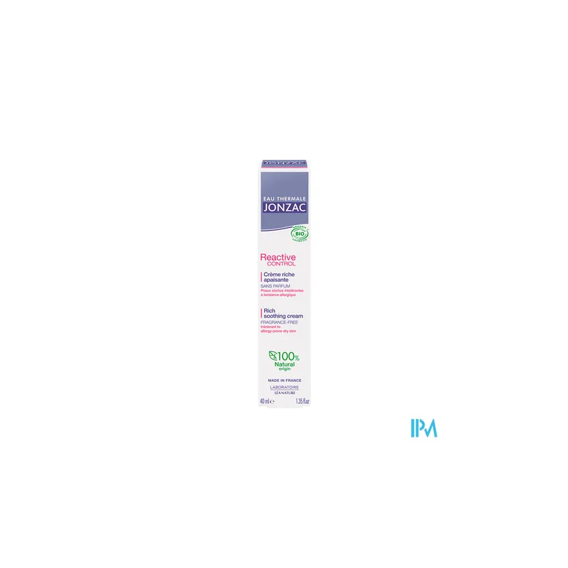 JONZAC REAC CONTROL CR RICHE 40ML