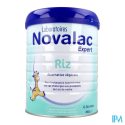 NOVALAC EXP RIZ 0-36MOIS LAIT 800G