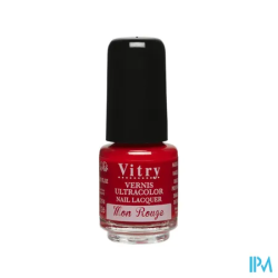VITRY MINI VERNIS MON ROUGE 4ML