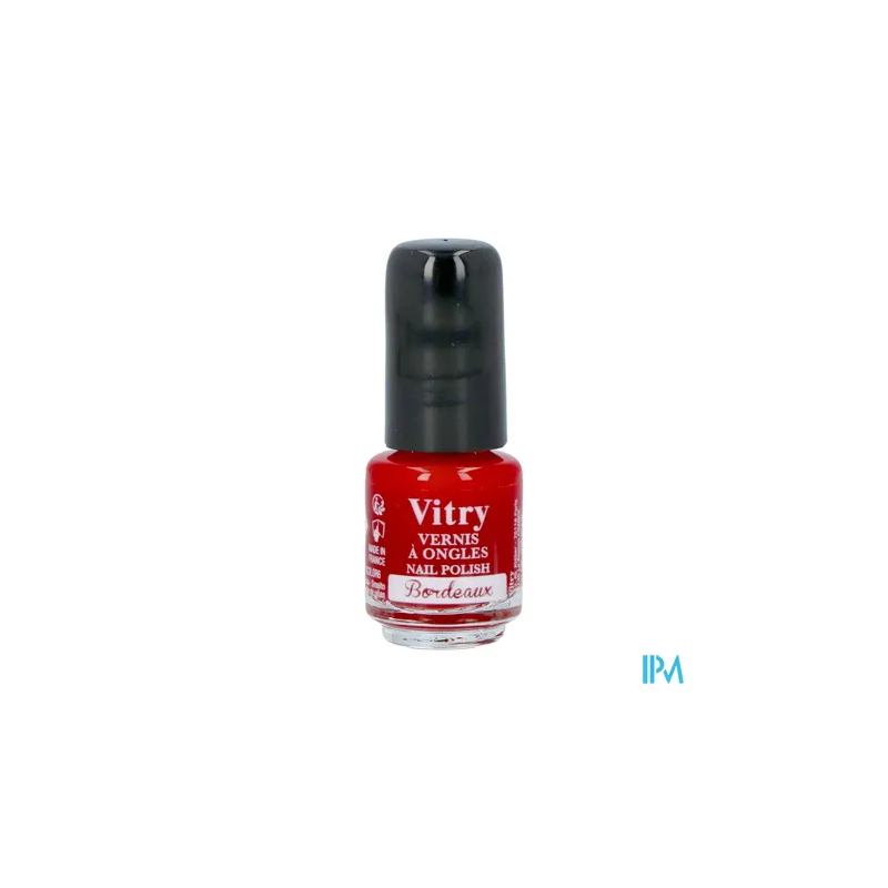 VITRY MINI VERNIS BORDEAUX 4 ML