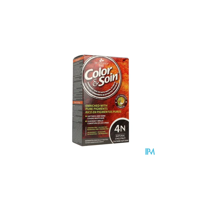 3 CHENES COLOR/SOIN CHAT NATUR 4N