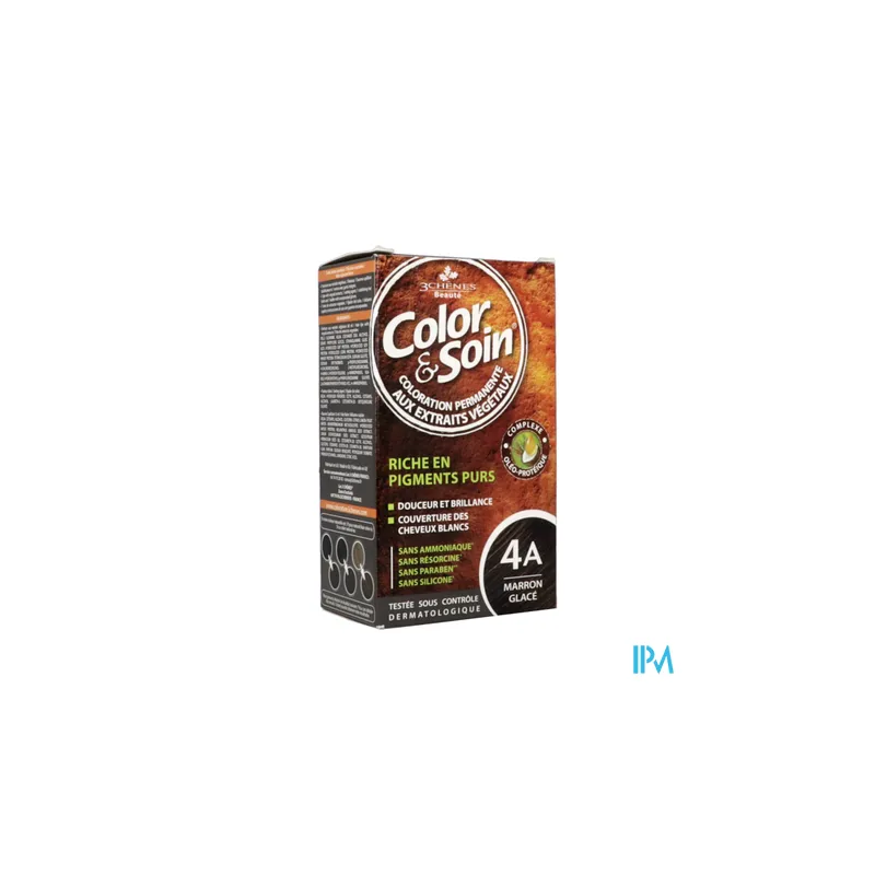 3 CHENES COLOR/SOIN MARRON GLAC 4A