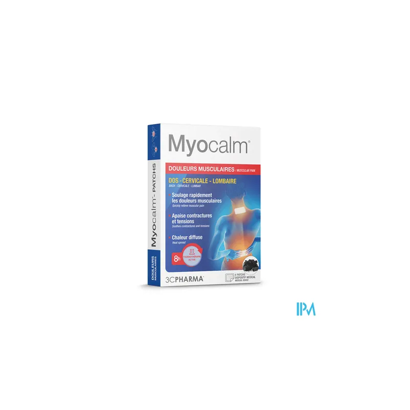 3C PHARMA MYOCALM PATCH X4