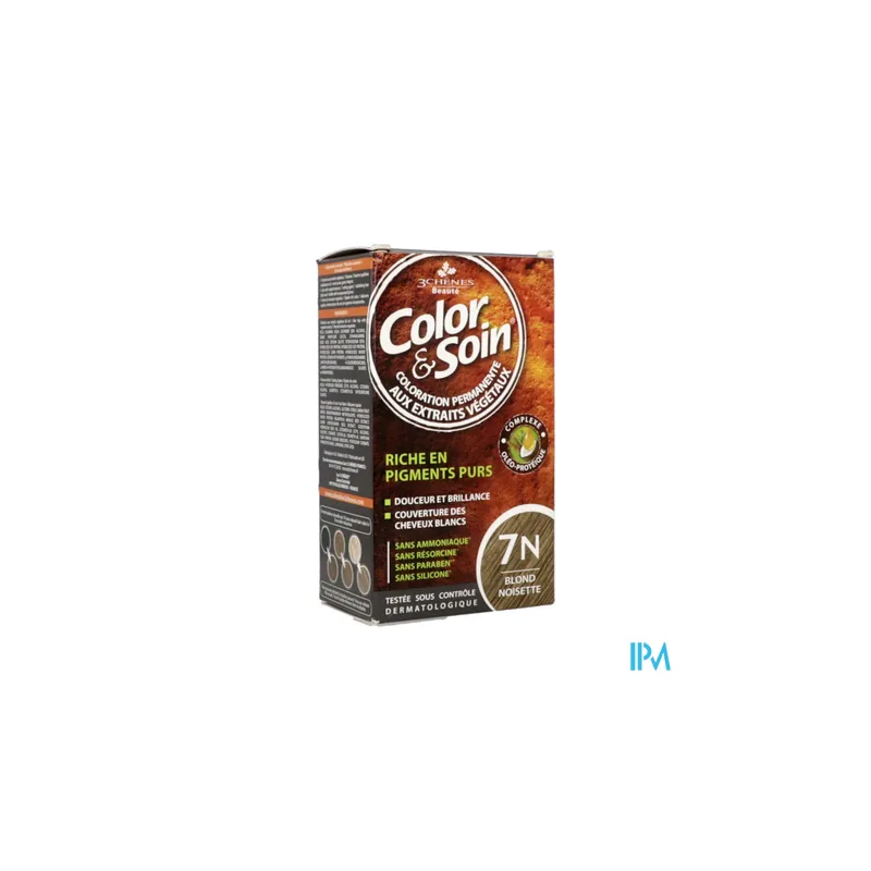 3 CHENES COLOR/SOIN BL NOISETTE 7N
