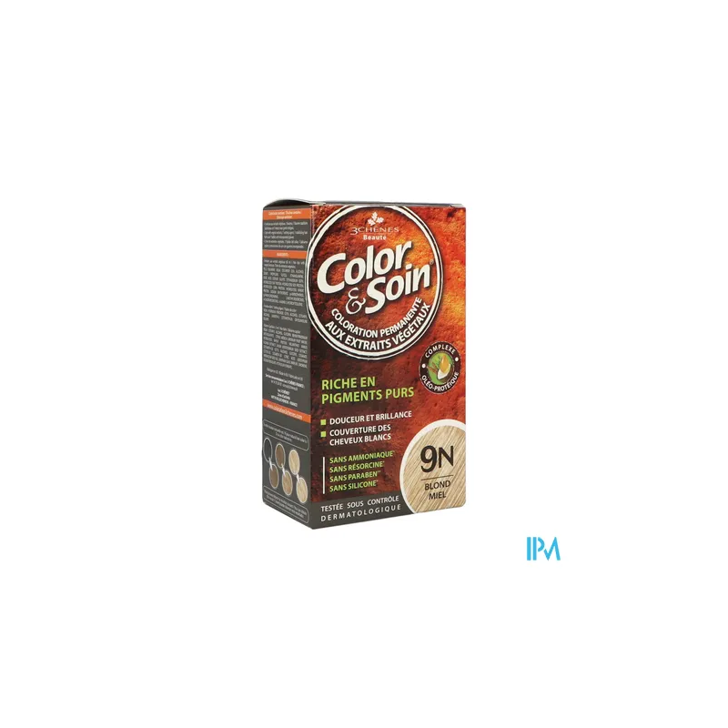3 CHENES COLOR/SOIN BL MIEL 9N