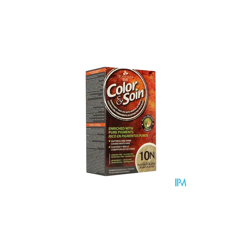 3 CHENES COLOR/SOIN BL PLATINE 10N