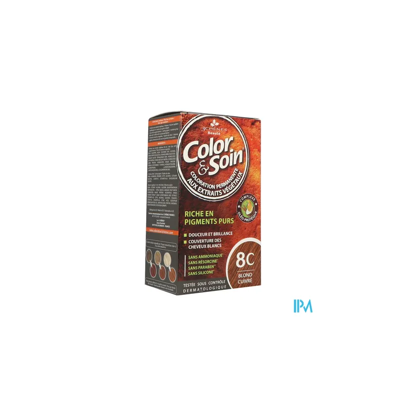 3 CHENES COLOR/SOIN BL CUIVRE 8C