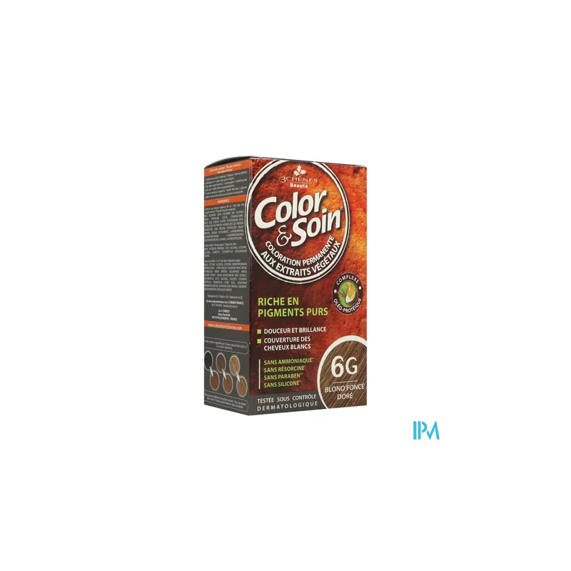 3 CHENES COLOR/SOIN BL FONC DORE6G
