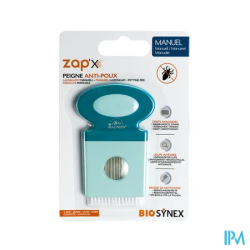 ZAP'X PEIGNE A/POUX METAL