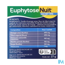 EUPHYTOSE NUIT SACHET 20