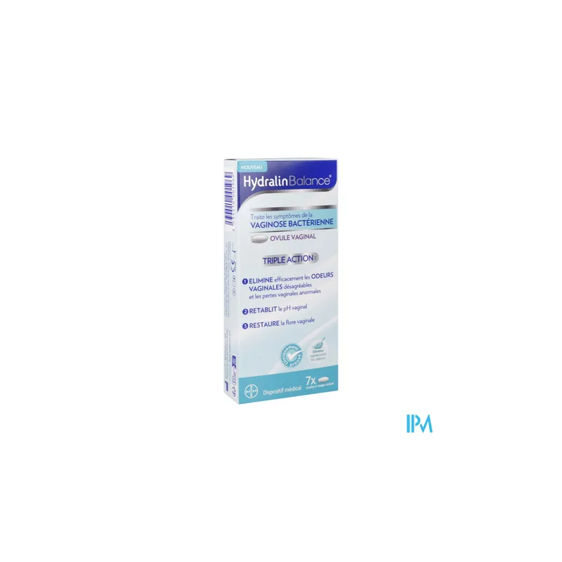 HYDRALIN BALANCE OVULE VAGINAL X7