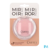 CARTEL MIROIR POCHE ROND ROSE