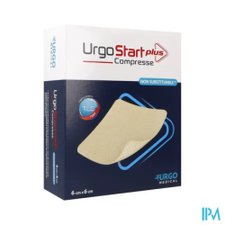 URGOSTART PLUS COMPRESS 6X6CM /16