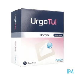 URGOTUL BORDER PANS 8CMX8CM 16