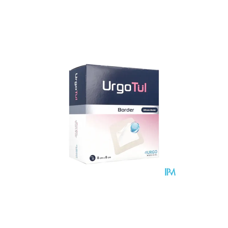 URGOTUL BORDER PANS 8CMX8CM 16