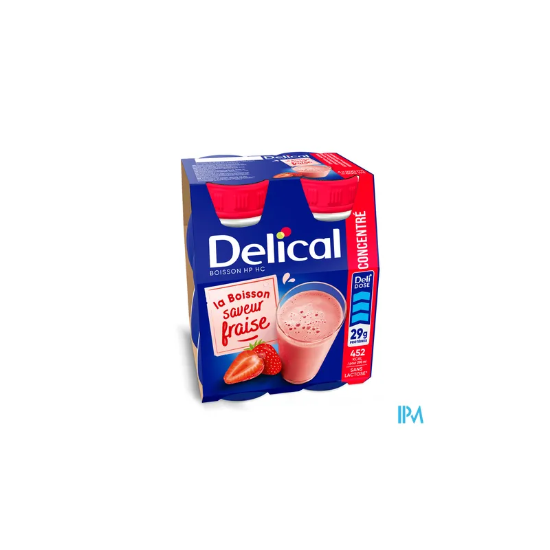 DELICAL CONC HP-HC FRAISE 200MLX4