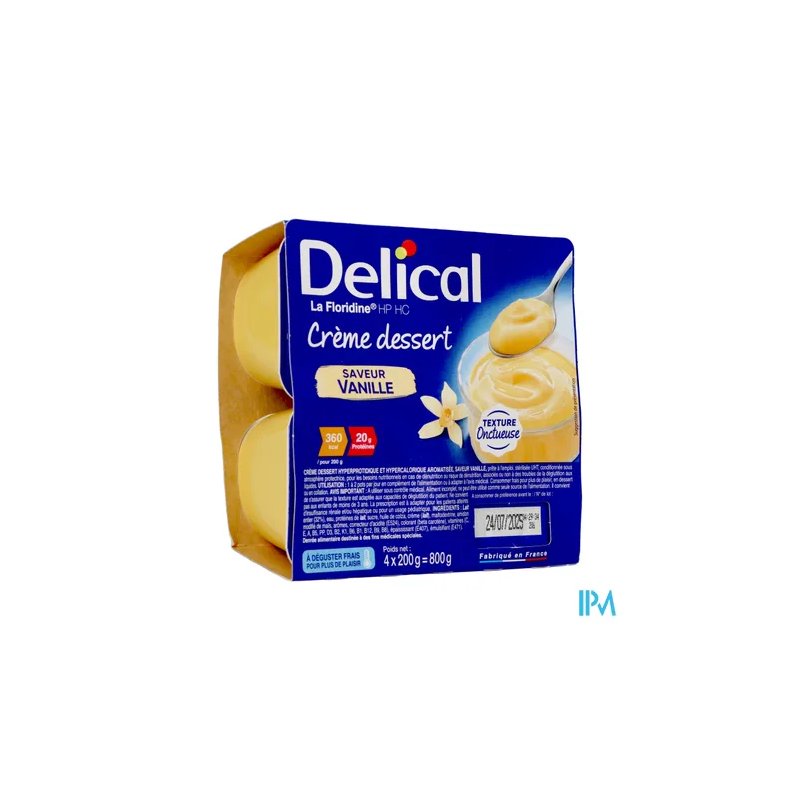 DELICAL FLORID CR HPHC VANIL 200X4