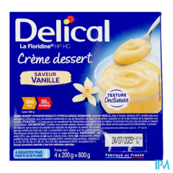 DELICAL FLORID CR HPHC VANIL 200X4