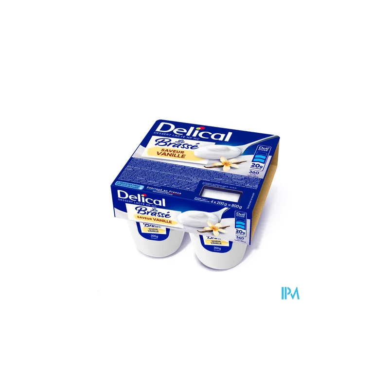 DELICAL BRASSE HPHC VANILLE 4X200G
