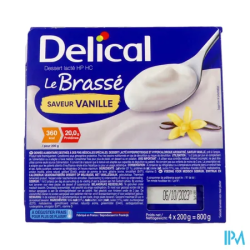 DELICAL BRASSE HPHC VANILLE 4X200G