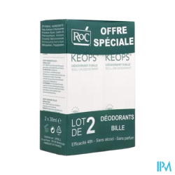 KEOPS DEOD BILLE 48H S/ALC 30ML X2