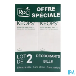 KEOPS DEOD BILLE 48H S/ALC 30ML X2