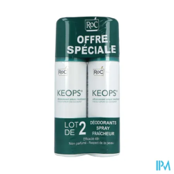 KEOPS DEOD FRAICH 48H VAPO 100MLX2