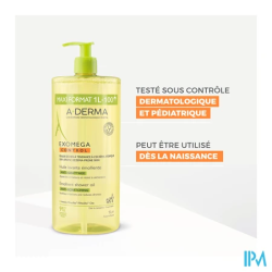 A derma exomega cont hle lav 1l - La Grande Pharmacie