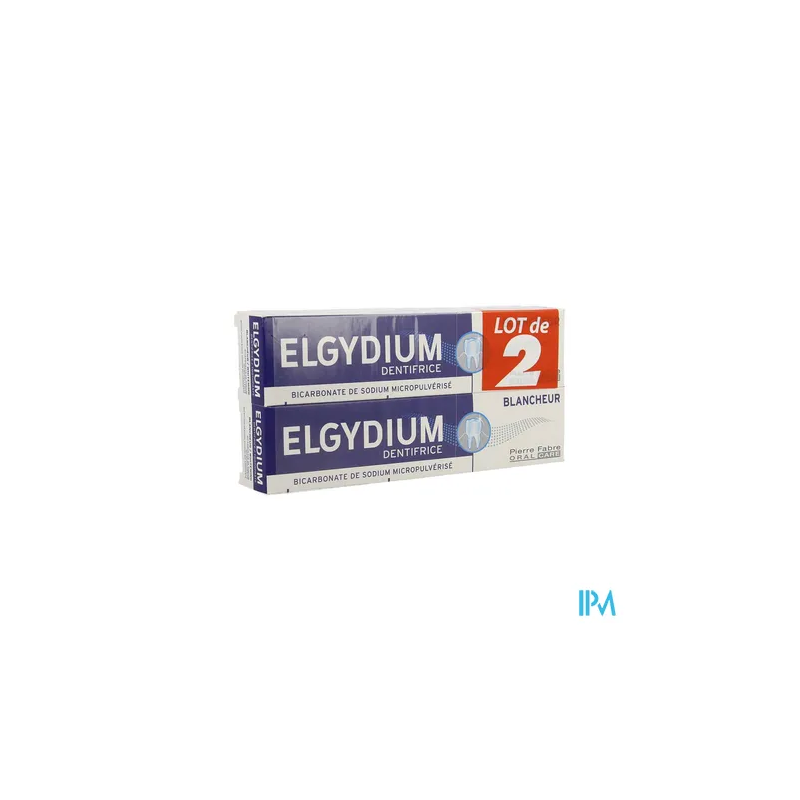 ELGYDIUM DENT BLANCHEUR 75ML X2
