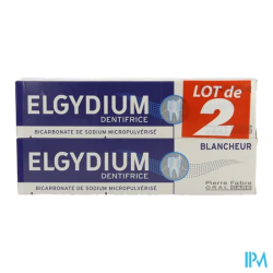 ELGYDIUM DENT BLANCHEUR 75ML X2