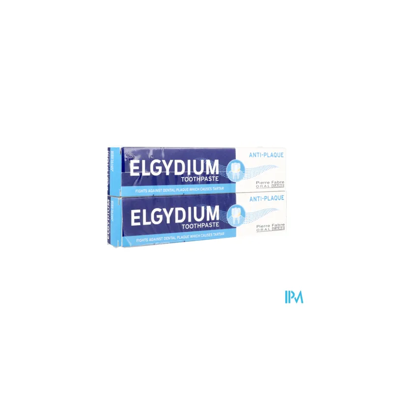 ELGYDIUM DENT ANTIPLAQ 75ML X2