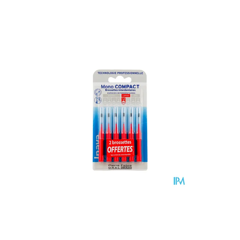 INAVA BROSSETTE MONO ROUGE 4+2