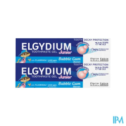 ELGYDIUM DENT JUNIOR BUBBLE 50MLX2