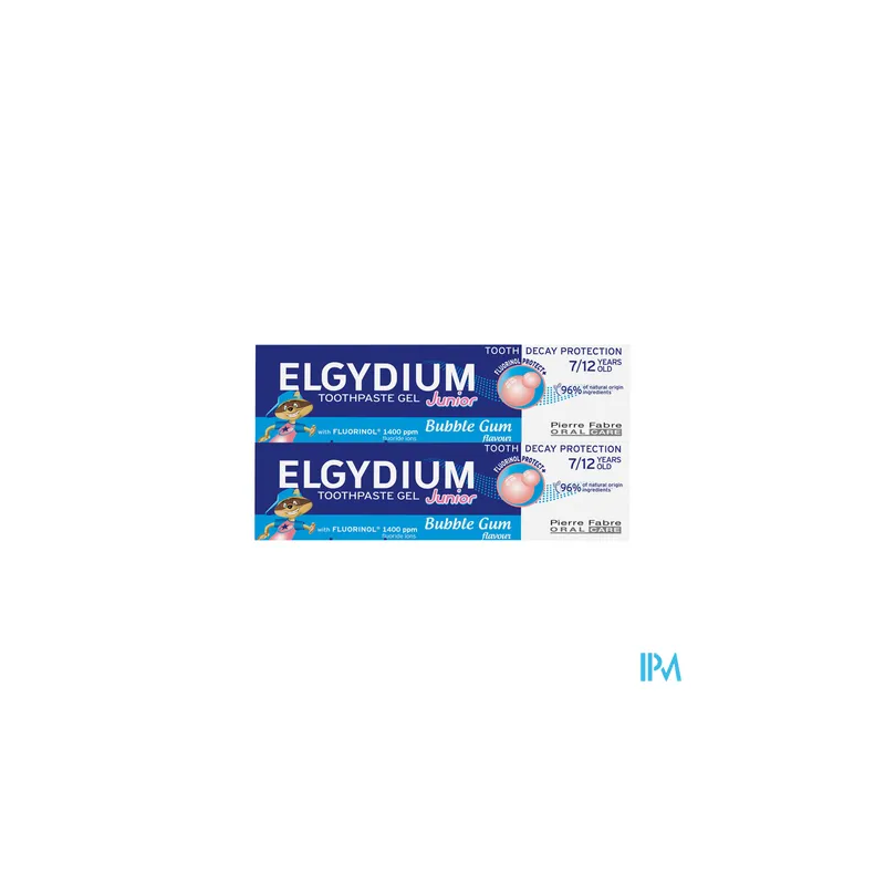 ELGYDIUM DENT JUNIOR BUBBLE 50MLX2