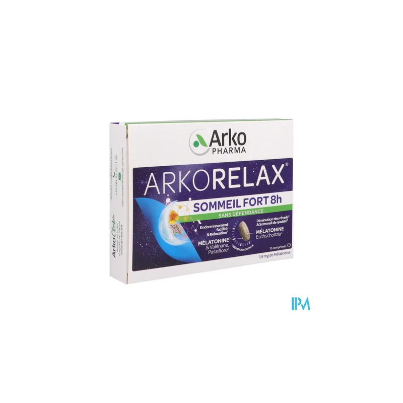 ARKORELAX SOMMEIL FORT 8H CPR 15