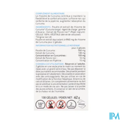 ARKOG CURCUMA+PIPERINE BIO GELU130