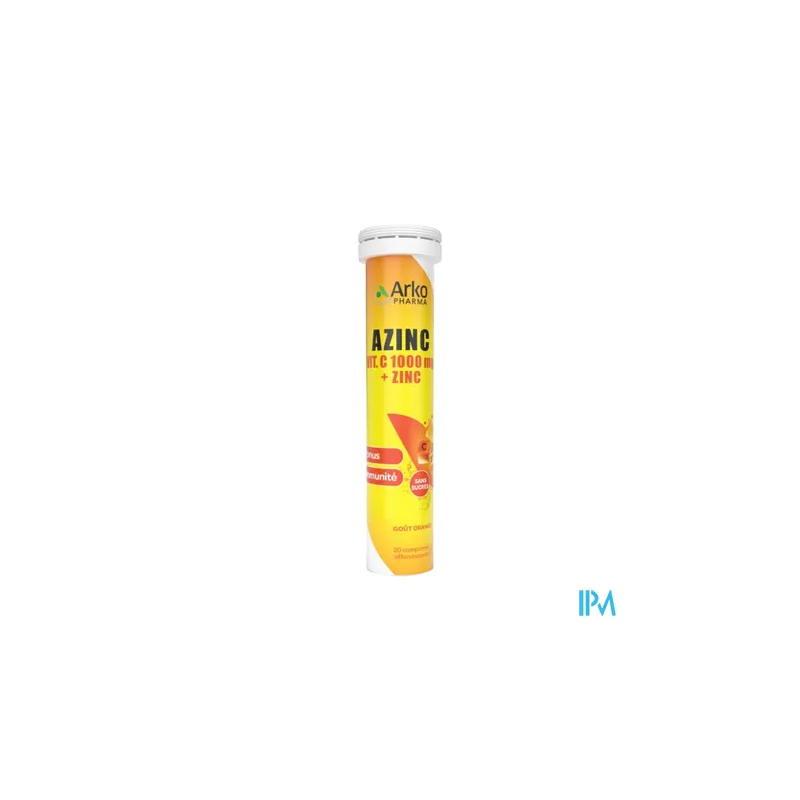AZINC VIT C 1000MG+ZINC CPR EFF 20