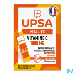 VITAMINE C 1000MG UPSA DOSE 10