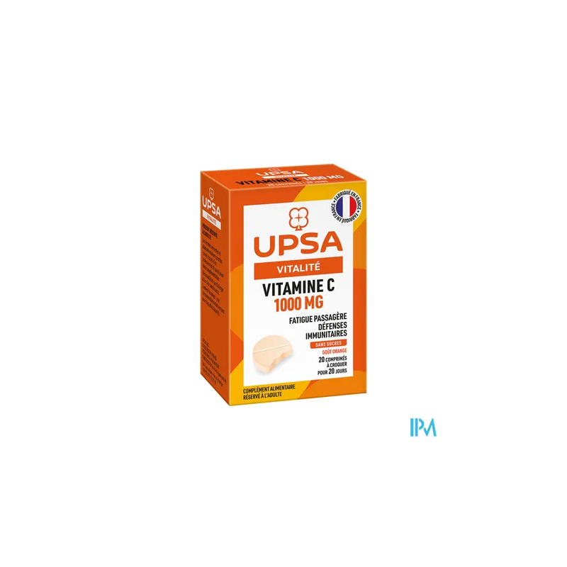VITAMINE C 1000MG UPSA CPR CROQ 20