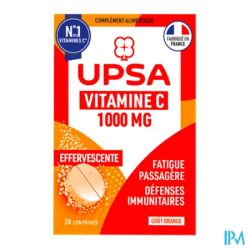 VIT C 1000MG UPSA CPR EFFERV 10 X2
