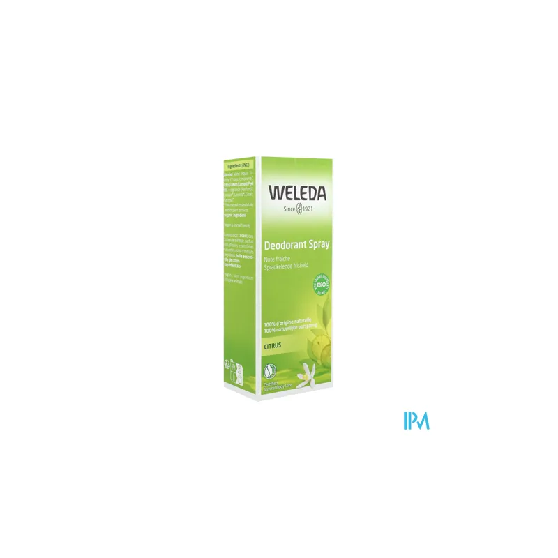 WELEDA DUO DEOD CITRUS 24H 2X100ML