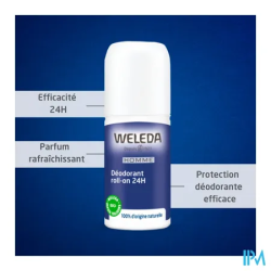 WELEDA HOM DEOD 24H ROLLON 50MLX2