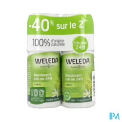 WELEDA DEOD24H CITRUS ROLLON50MLX2