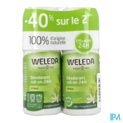 WELEDA DEOD24H CITRUS ROLLON50MLX2