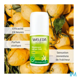 WELEDA DEOD24H CITRUS ROLLON50MLX2