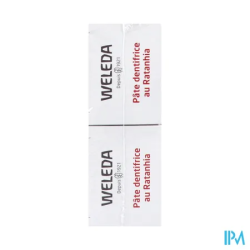 WELEDA PATE DENT RATANHIA 75ML X2