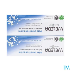 WELEDA PATE DENT SALINE 75ML X2